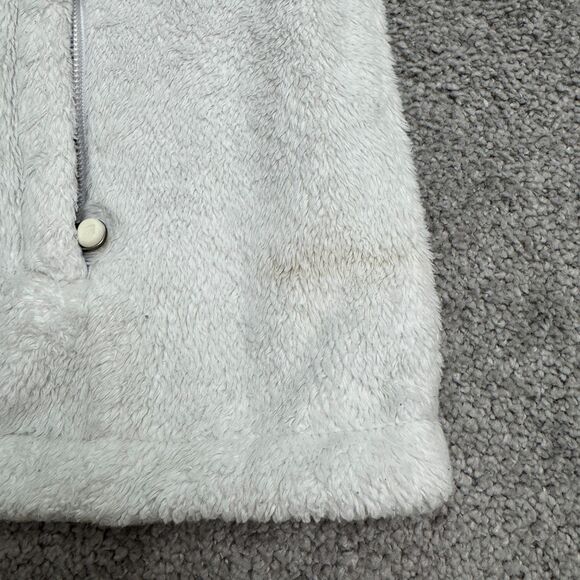 The North Face Osito Fleece Jacket Womens Small White Full Zip Pocket Outdoor - Picture 9 of 16